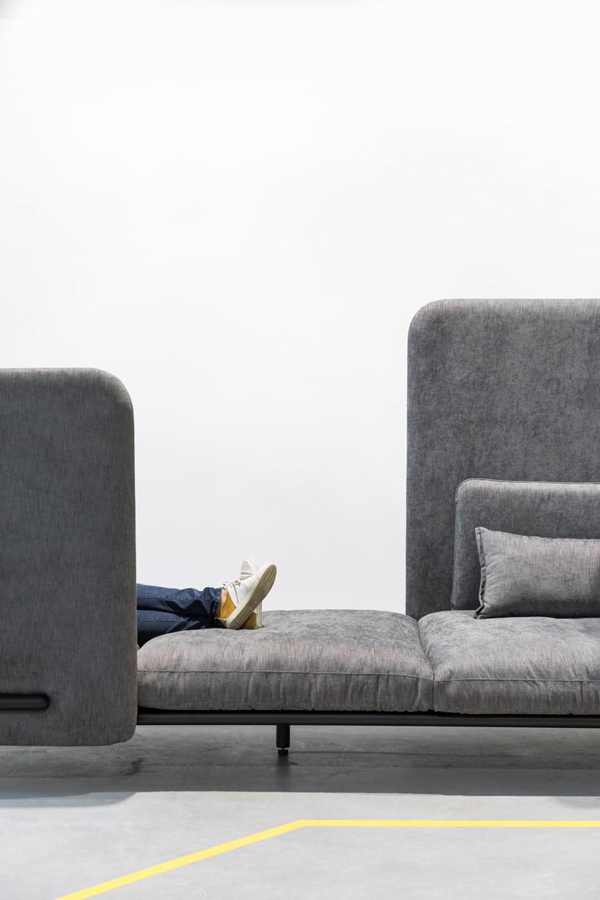 BuzziSpace Кресло из ткани с высокой спинкой Buzzispark sun-id-1409963 - Вид №4