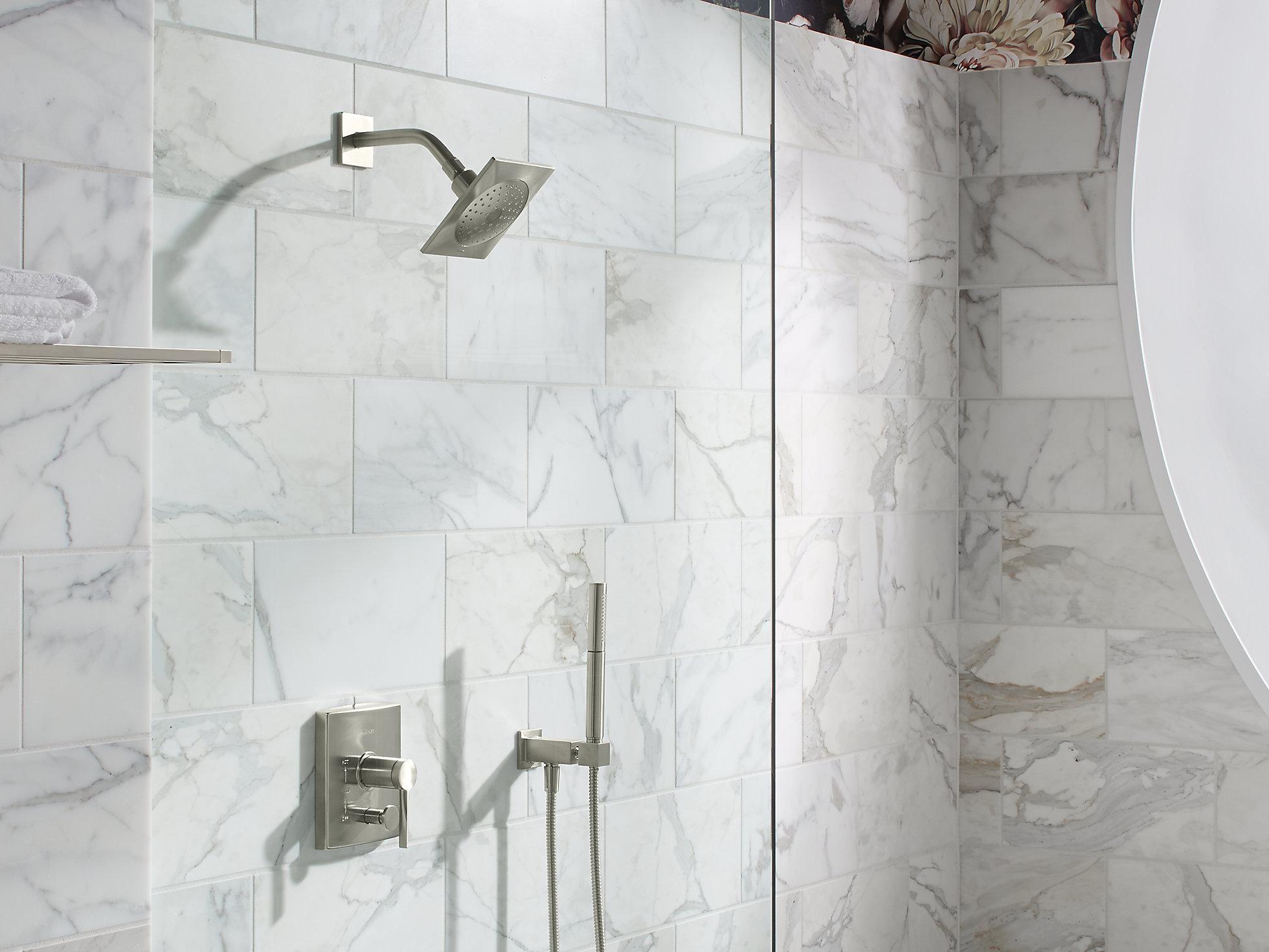 KOHLER Настенный держатель для ручного душа Loure с приточным патрубком K-14791-BN  - Вид №2