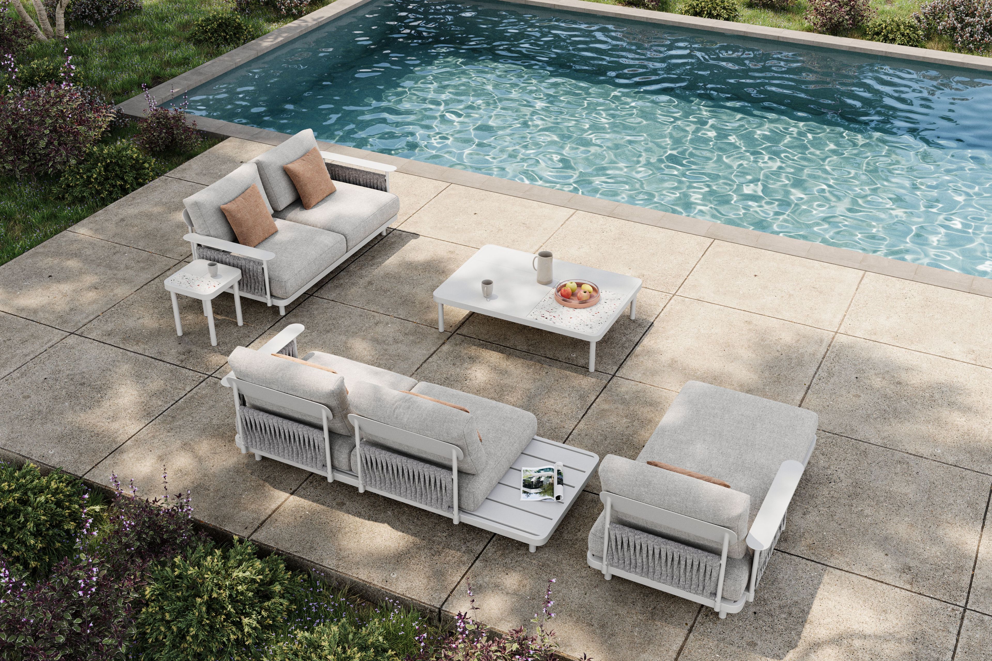 Металлический прямоугольный садовый столик VINEKO Soul ARCH-00070433 - Вид №3