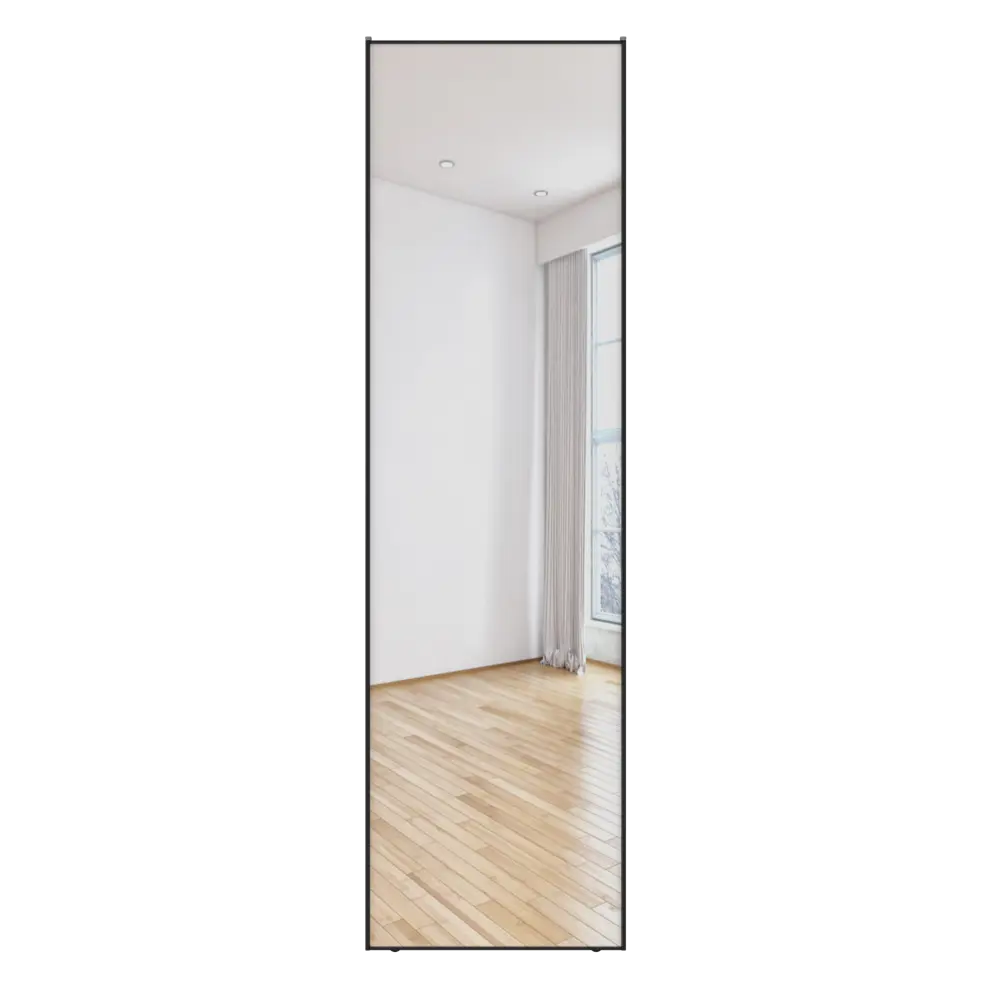 Дверь-купе KONSENSA 244.5x70.4 см с зеркалом профиль черный узкий 89444102 STLM-2189443  - Вид №1