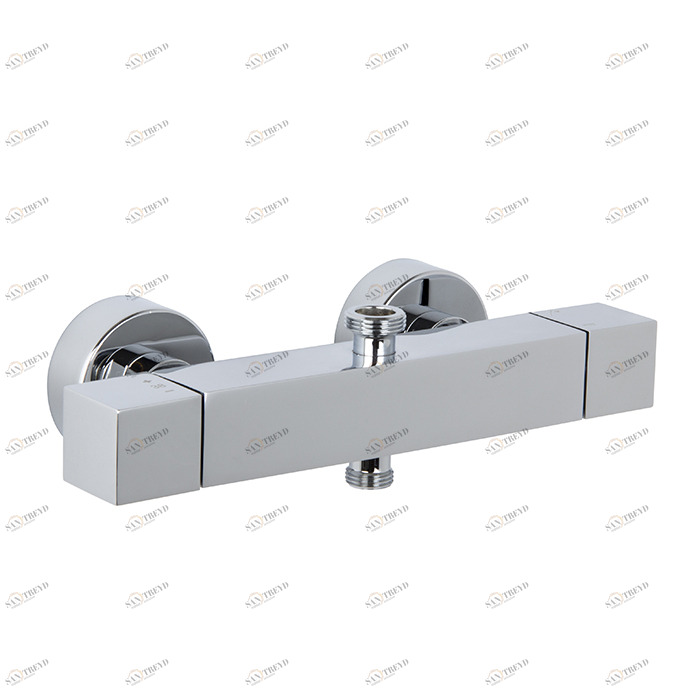 F4255/1 Термостатический смеситель внешнего монтажа без душевого комплекта С МЕТАЛЛИЧЕСКИМИ РУЧКАМИ FIMA CARLO FRATTINI Fimatherm 