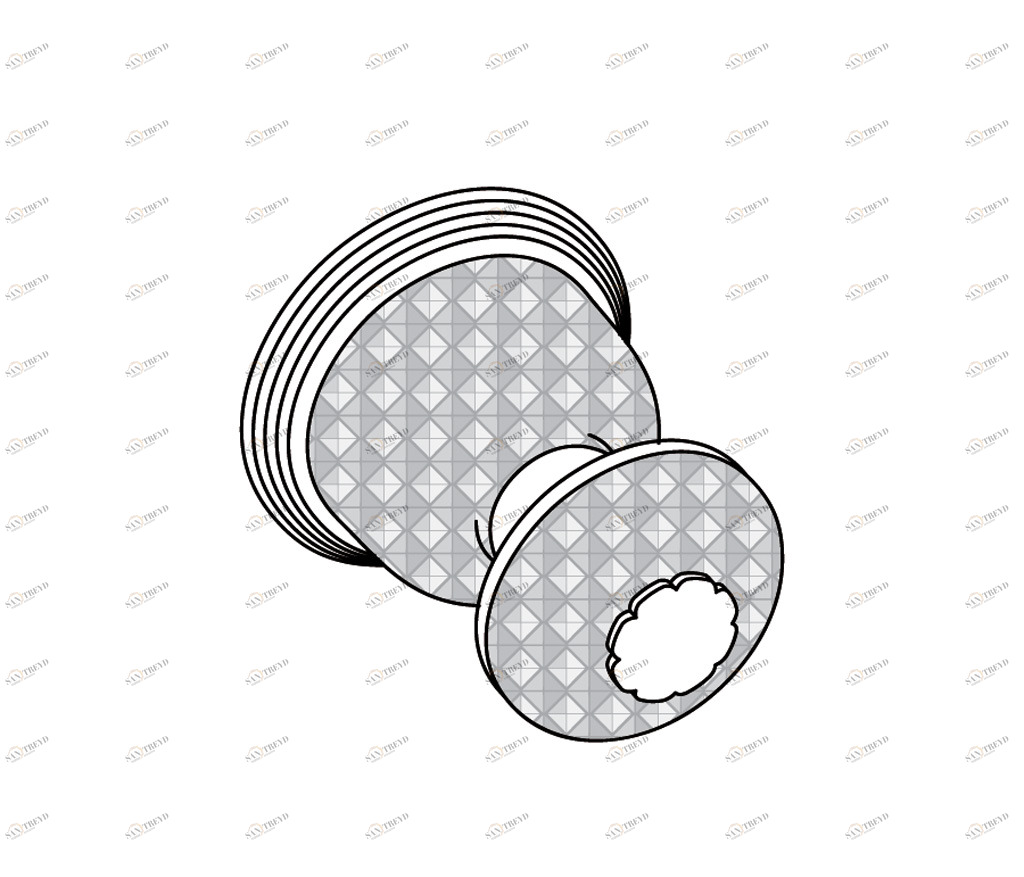 C47-228C C47-228C Настенный клапан 1/2 ″ C АЛМАЗНЫЙ КУПОЛ Cristal & Bronze DÔME DIAMANT 