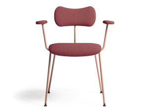 Мягкий тканевый стул с подлокотниками