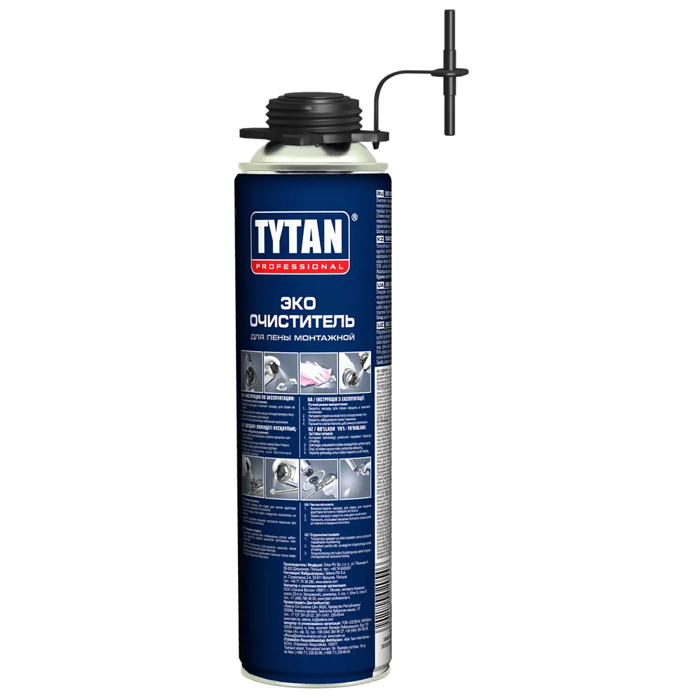 Очиститель Tytan Эко для монтажной пены и герметиков 500 мл 85635380 STLM-0064790 - Вид №1