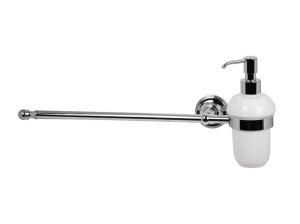 Дозатор мыла / держатель для полотенец из латуни и керамики