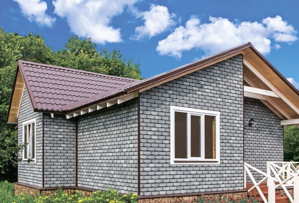 82586069 Фасадная плитка Hauberk 2.0 м² цвет сланец STLM-0030787 ТЕХНОНИКОЛЬ  - Вид №5