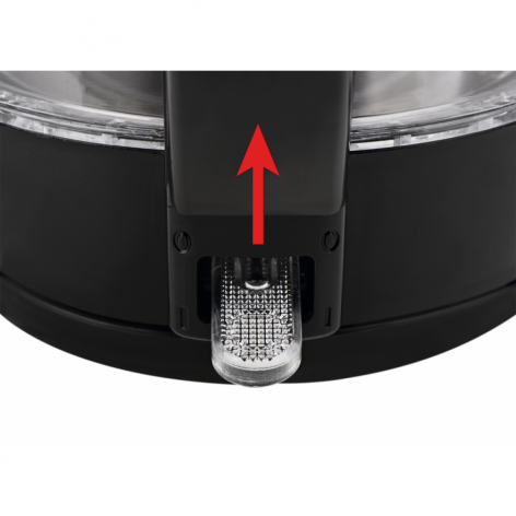 KO450832 Чайник / черный со стеклом, 2200вт, закрытая спираль, 1.7 л Tefal Santreyd  - Вид №3