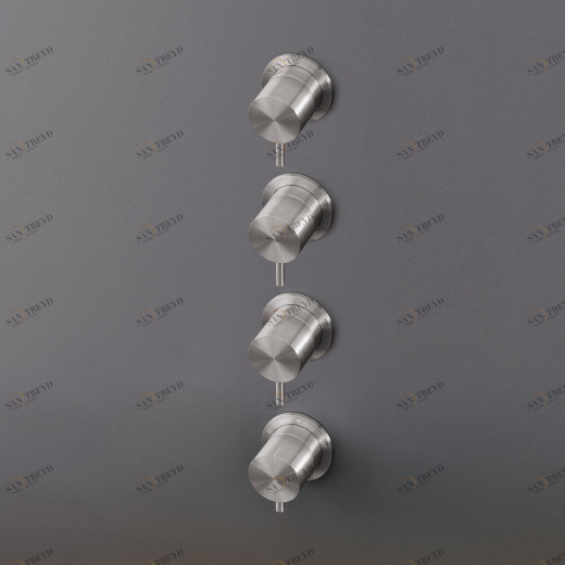 Термостатический смеситель для душа набора с 3 запорными клапанами  MIL123 CEADESIGN 