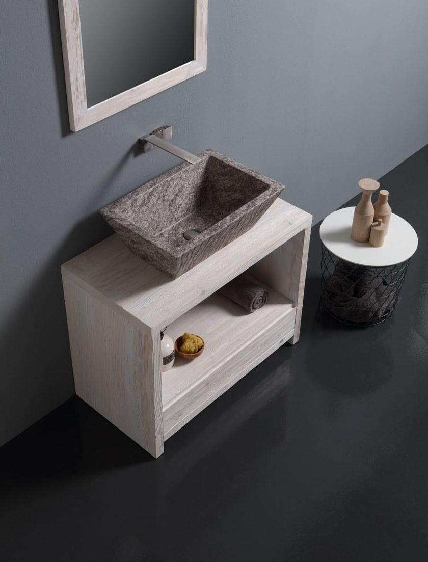 Ptr01r Подвесная раковина настенная овальная Horganica Pietra белая - Вид №21