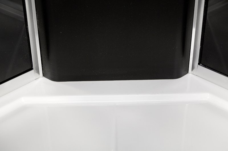 ЕМ1512 L с гидромассажем (гм.) Душевая кабина DETO Серия EM BМ4510 N LED с гм. BLACK - Вид №5