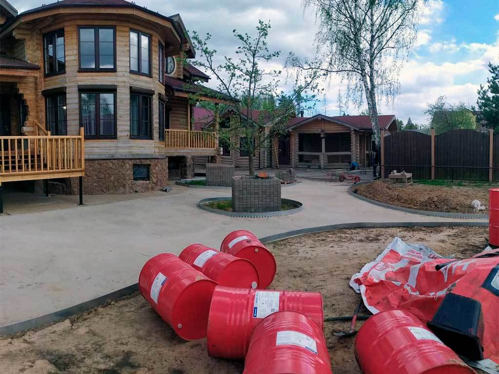 Металлический бордюр 1200*100*70*1,5 компл. ГеоПластБорд GPBST-22 - Вид №14