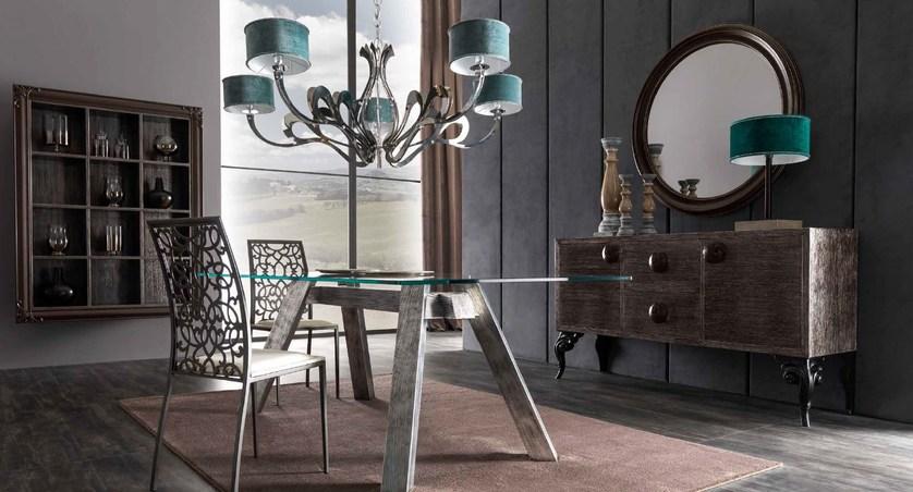 CorteZari Буфет из дуба с ящиками Zoe gold 407 - Вид №1