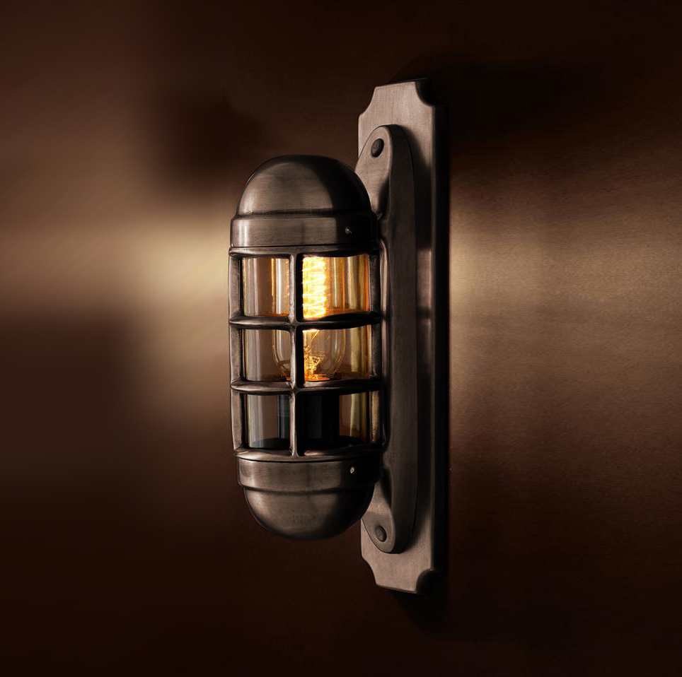 Светильник настенный коричневый Delight Collection KM0078W-1 DELIGHT COLLECTION  00-3882843 Коричневый  - Вид №1