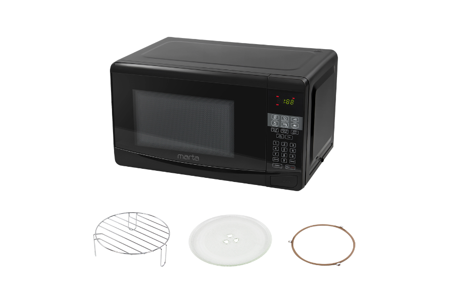 9091486 Микроволновая печь Marta MT-MW4700A черный STDN-0084358 - Вид №1