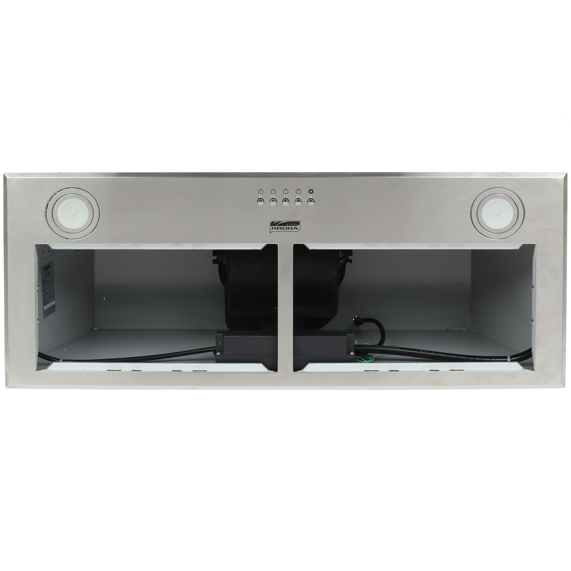 1222075 Вытяжка полновстраиваемая KRONA AMELI 900 inox PB серебристый STDN-0001559 - Вид №6