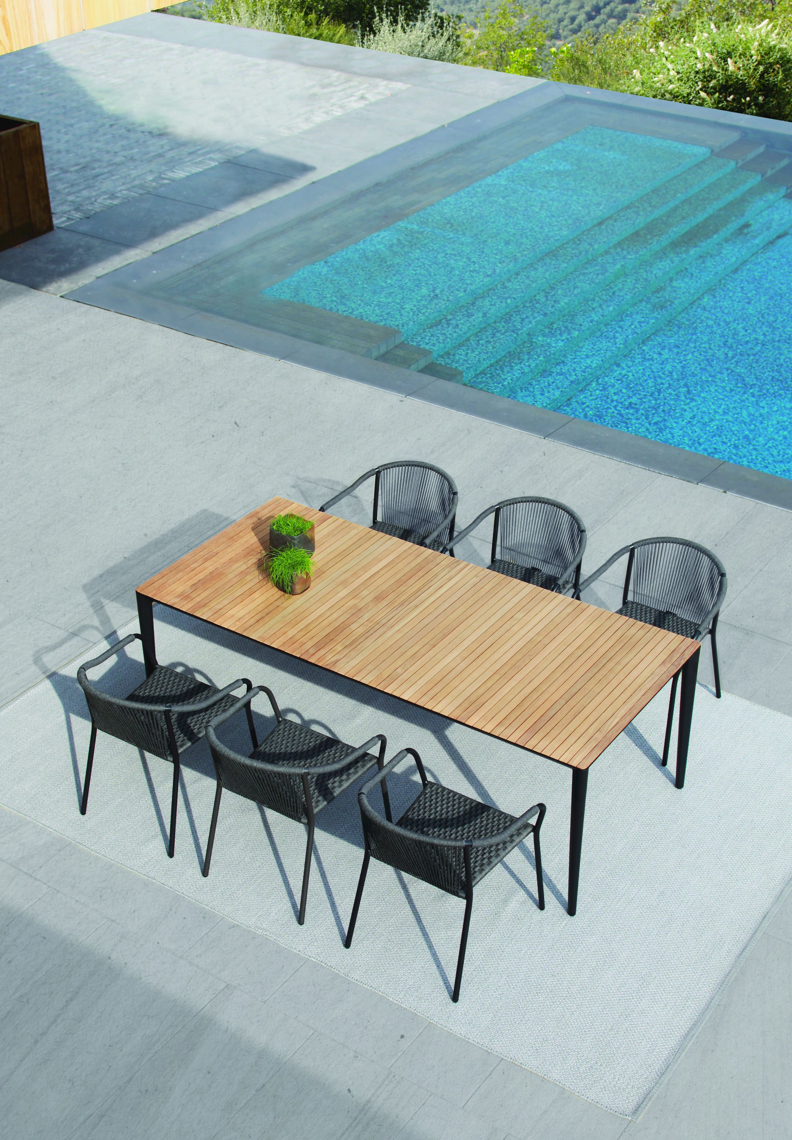 Olefin штабелируемый садовый стул с подлокотниками Royal Botania ARCH-00017590 - Вид №1