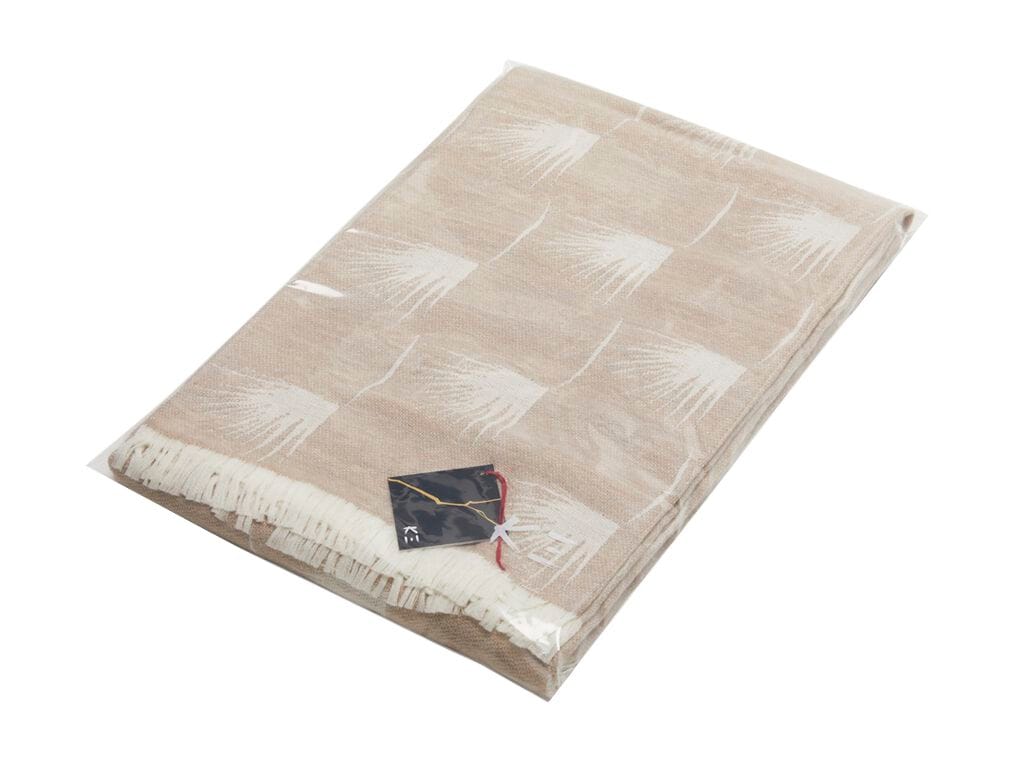 Шерстяной жаккардовый плед K-3 Sakura ARCH-00021865 - Вид №2