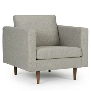 Кресло Otto, дуб/орех, темно-песочное