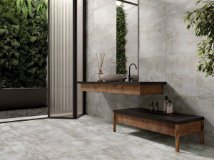 Пол / облицовка из керамогранита с цементным эффектом