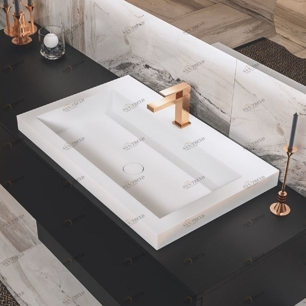 LQ030275 Накладная раковина под столешницу  овальная MOMA Design 