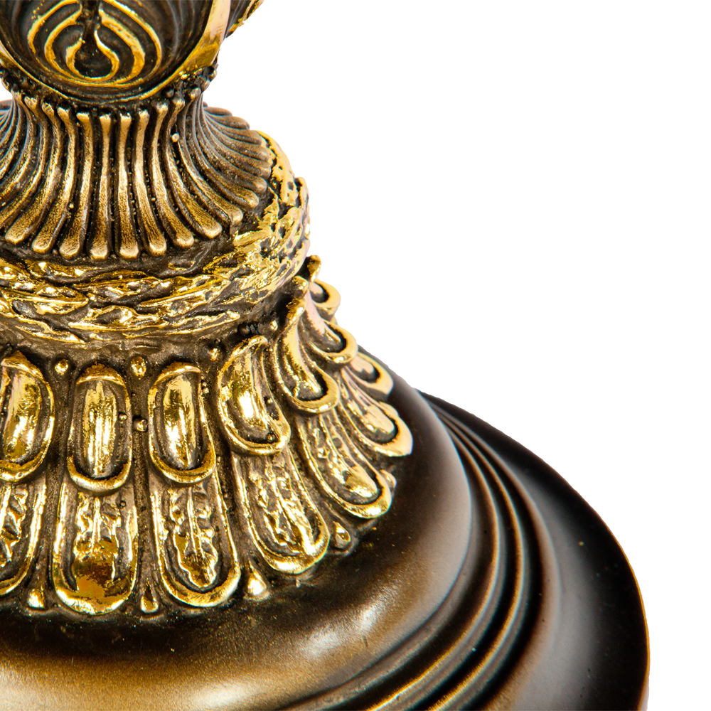 32022,34013 Настольная лампа Колонна Испанская Бронза Шоколад BOGACHO 4627138210994, 4627138151556 - Вид №3