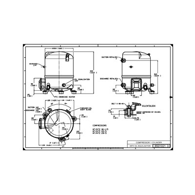 Danfoss MT/MTZ — Герметичные поршневые компрессоры MT32-5VI компрессор MT32-5VI 