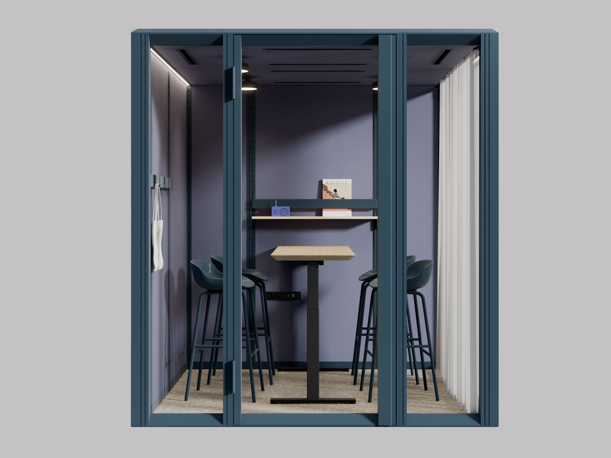 Многосторонняя акустическая офисная кабина Mute Modular ARCH-00003692