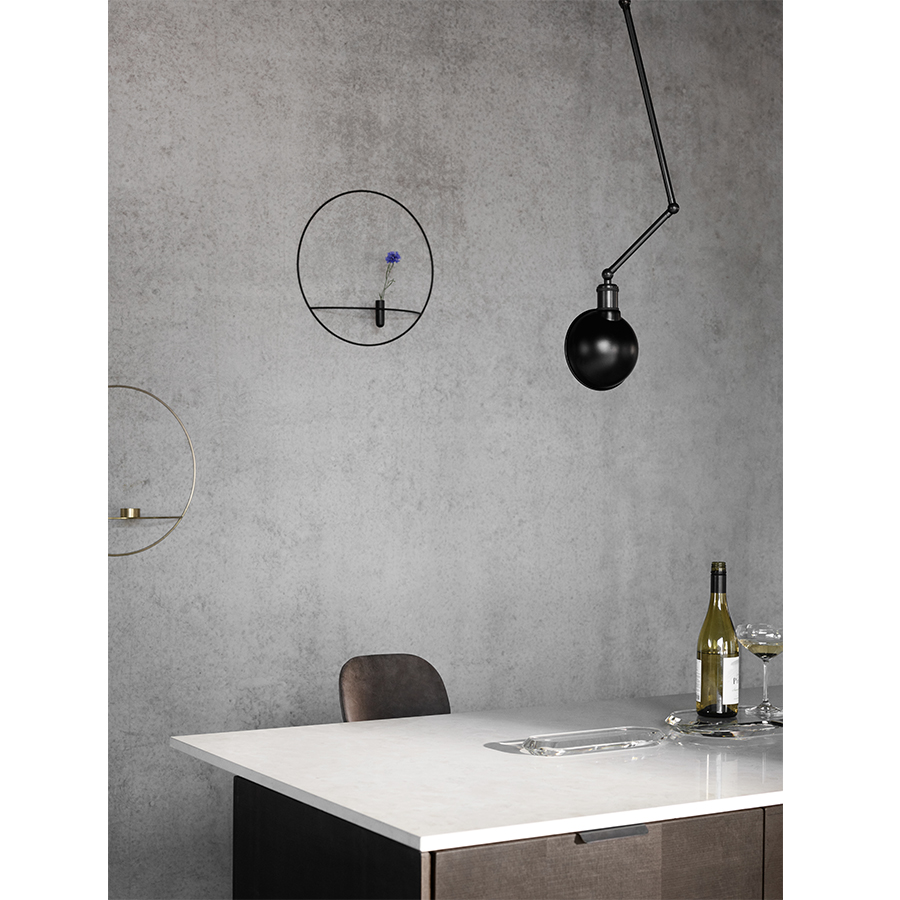 1946539 MENU Настенный / потолочный светильник Hudson Черный | Латунь  - Вид №3