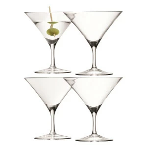 Набор из 4 бокалов для мартини 180 мл Bar LSA INTERNATIONAL BAR 00-3863237 Прозрачный