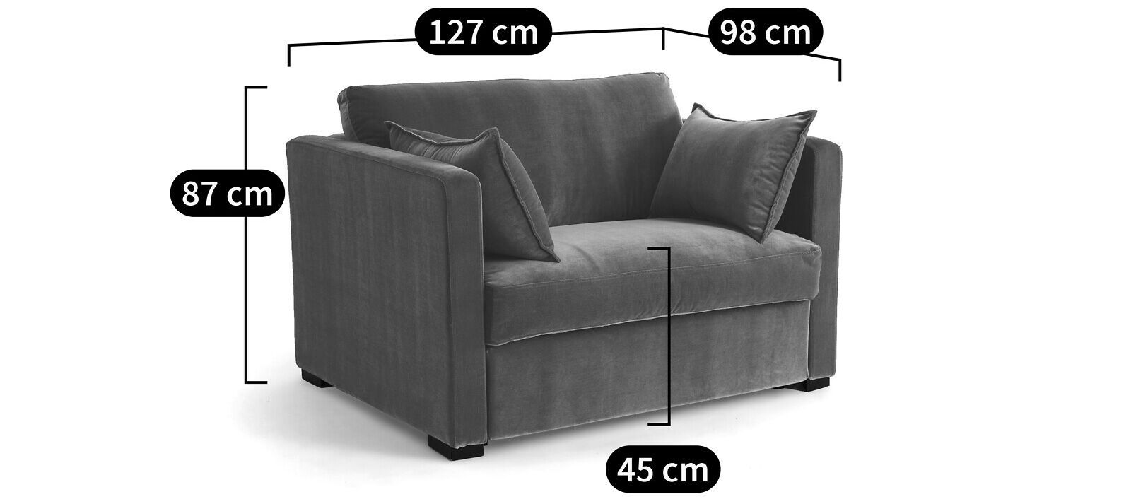 Тканевое садовое кресло с подлокотниками AMPM Neo Kinkajou ARCH-00072742 - Вид №16