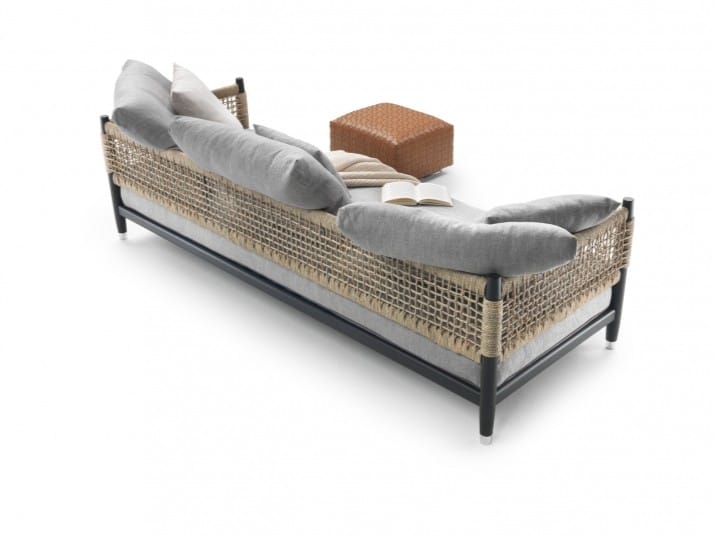 3-местный диван из ткани и соломенной ткани Flexform Parker ARCH-00095582 - Вид №1