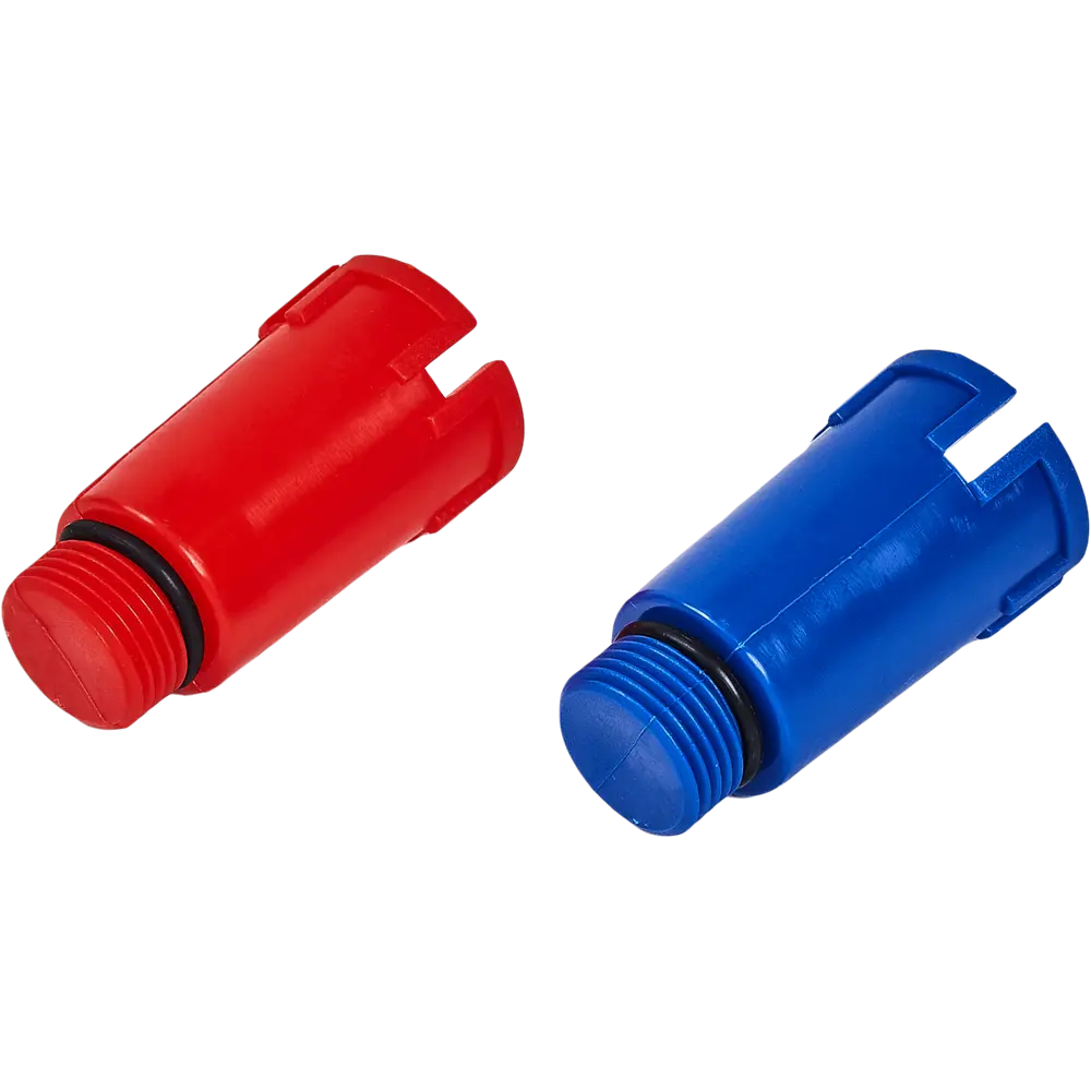 Заглушка монтажная Valfex 1/2", цвет синий/красный 82992791 STLM-2024780 