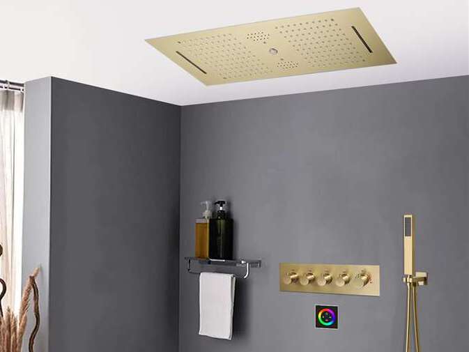 Утопленный набор для душа со светодиодной насадкой для душа Fontana Showers AcquaVita ARCH-00074474