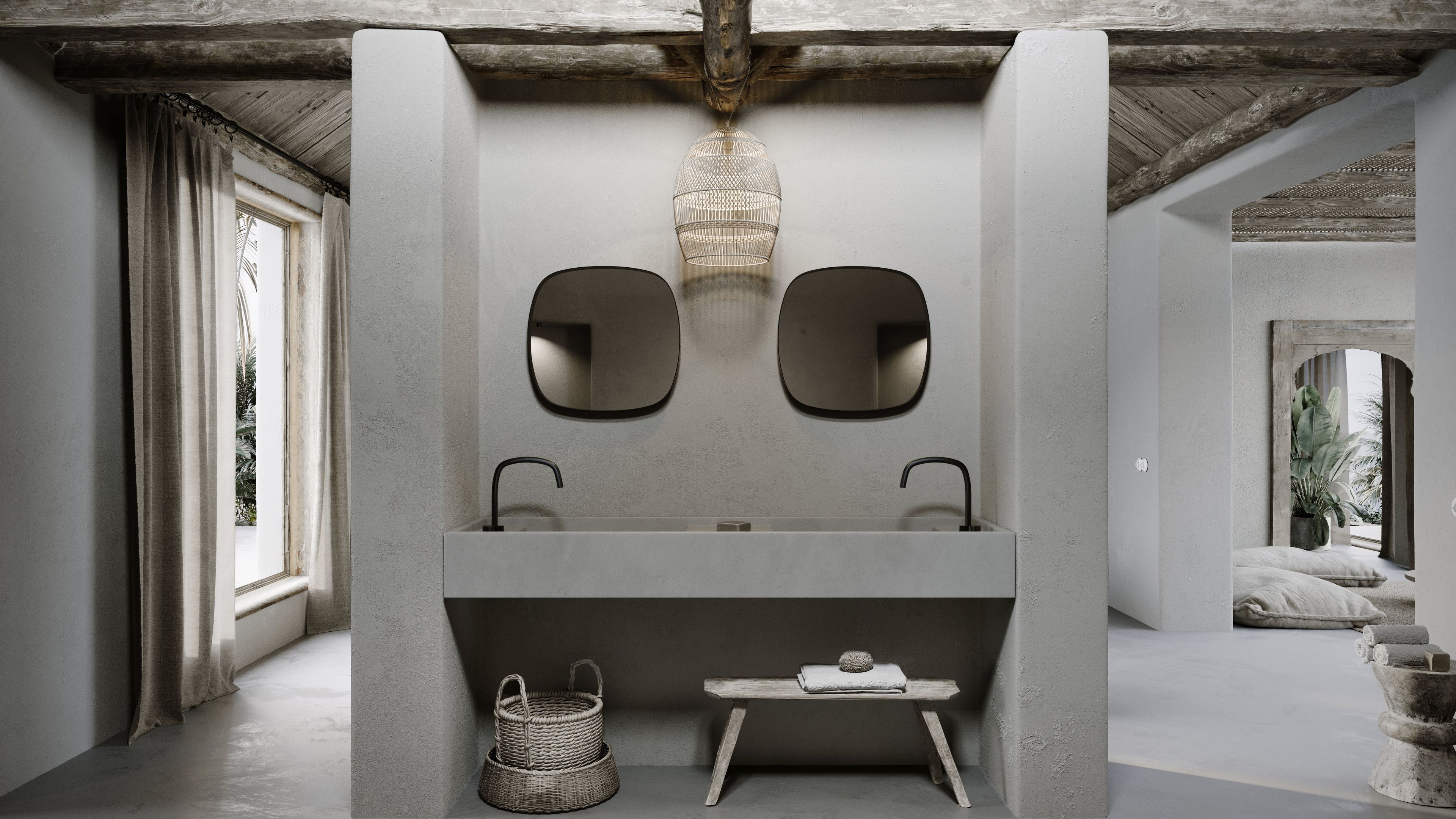 Прямоугольная двойная подвесная раковина COCOON Piet Boon ARCH-00022194 - Вид №2