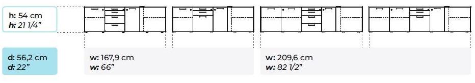 Bralco Низкий офисный шкаф с замком Executive sun-id-1475720 - Вид №3