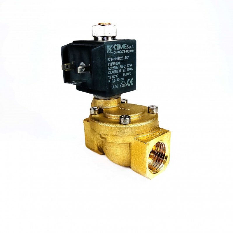 Клапан соленоидный CEME 87 нормально открытый 1/2" 220В 8714NN012S4A712 - Вид №2