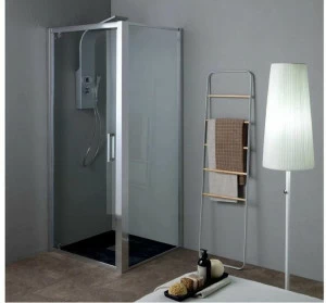 TAMANACO Душевая кабина угловая стеклянная с распашной дверцей