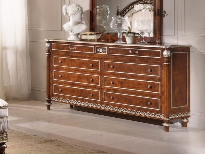 Комод из массива дерева со встроенными ручками GUERRA VANNI Luxury ARCH-00126255 - Вид №1