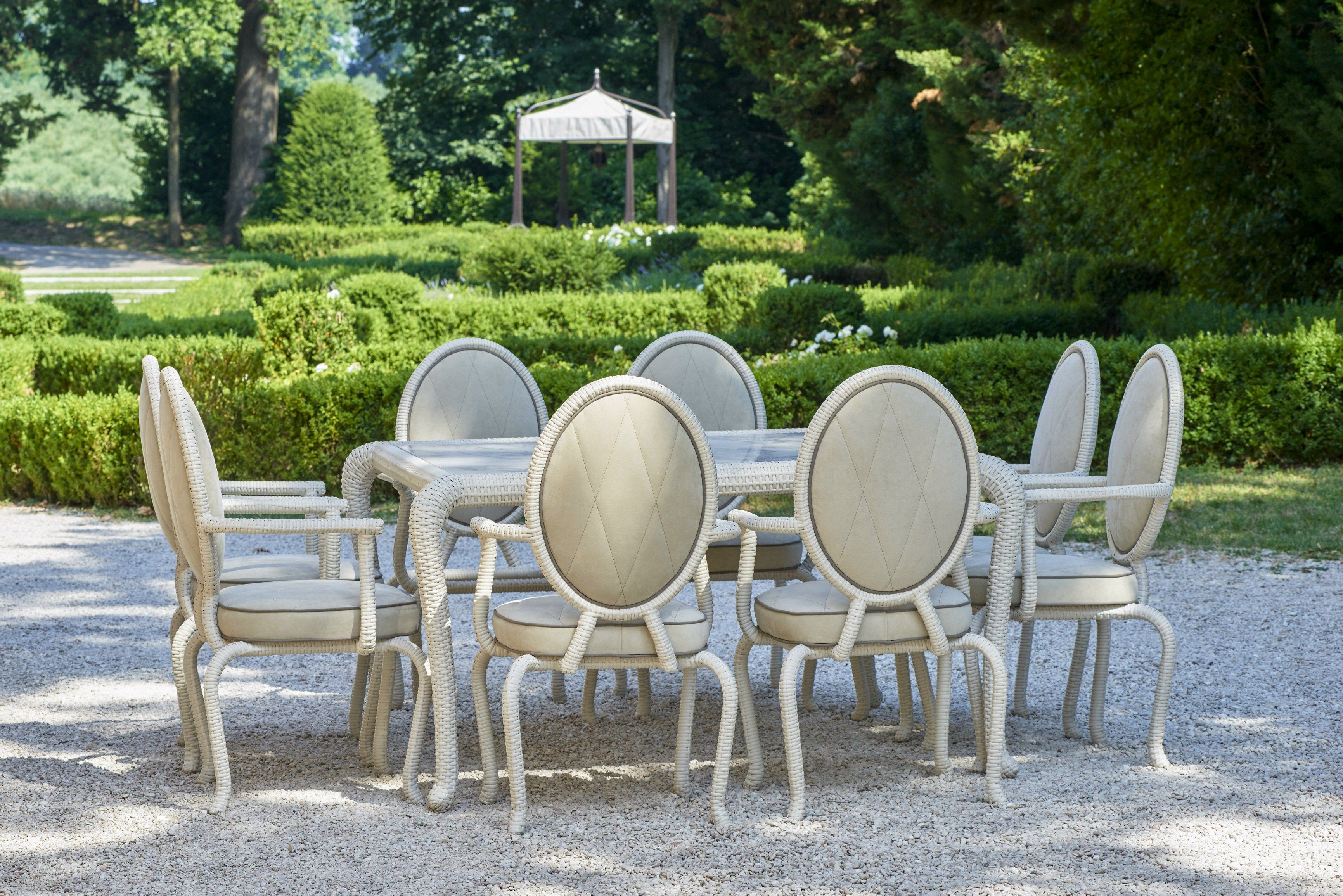 Медальон садовый стул с подлокотниками Samuele Mazza Outdoor Canopo ARCH-00124258 - Вид №1