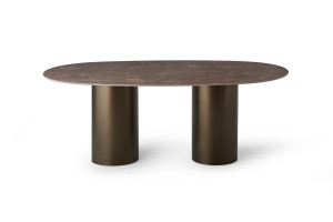 Овальный стол HPL