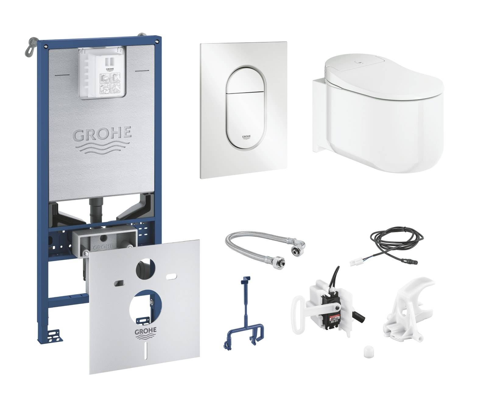 120173 Подвесной унитаз настенный Белый Grohe Arena Тайвань