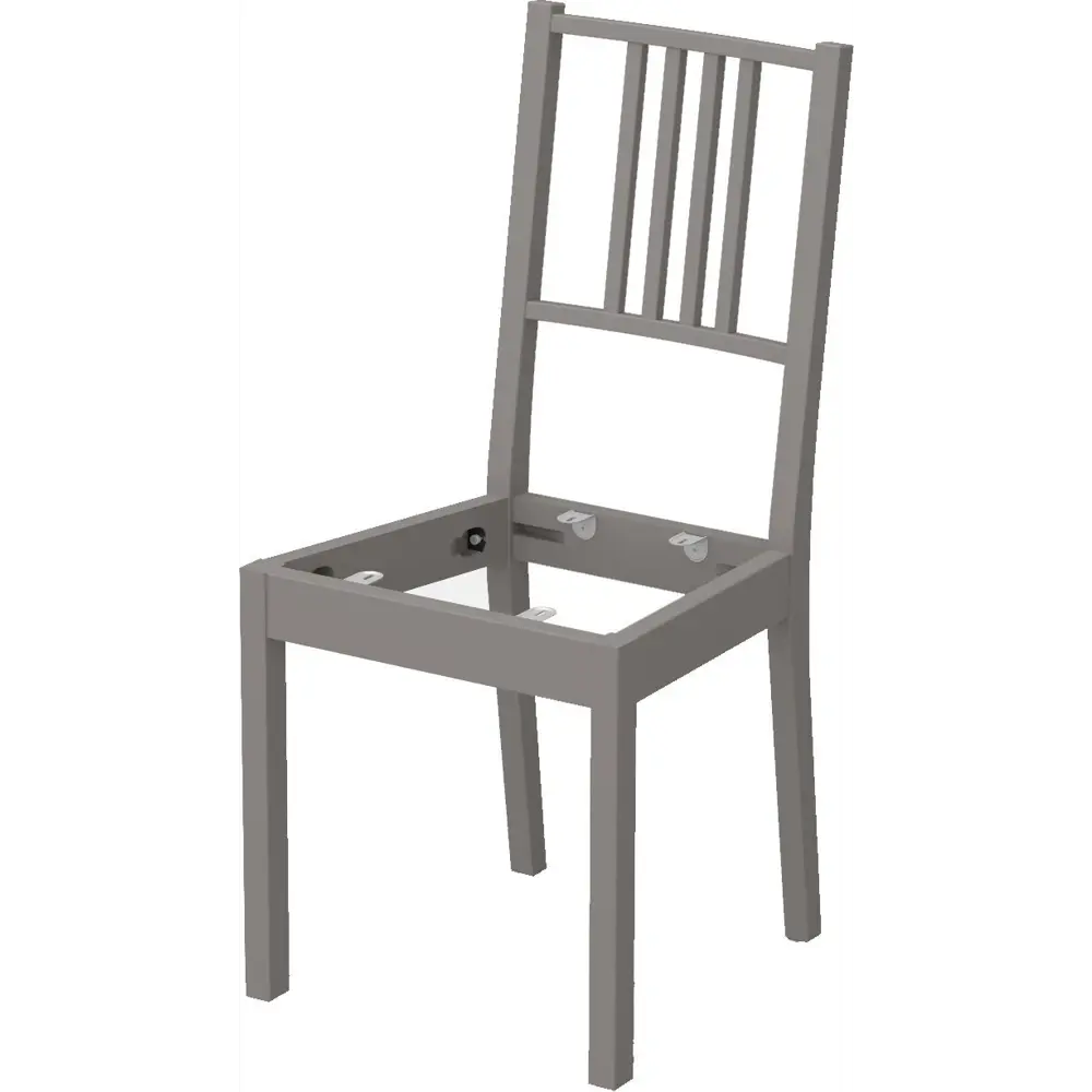 Каркас для стула Марсель Delinia 90x42x42 см дерево цвет графит 83717203 STLM-2040840 