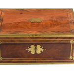 SOR27563 Коробка для письма из красного дерева с латунным переплетом ijlbrown  - Вид №6