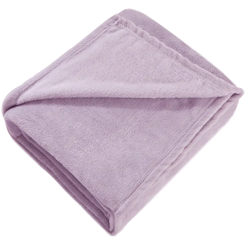 Плед Orel 140x200 см велсофт цвет лавандовый СТОЛИЦА ТЕКСТИЛЯ STLM-2157381