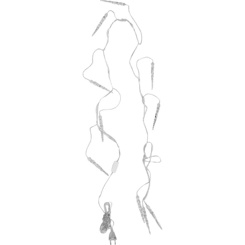 88943041 Электрогирлянда Сосульки 3 м холодный белый свет STLM-0955274 Santreyd  - Вид №4