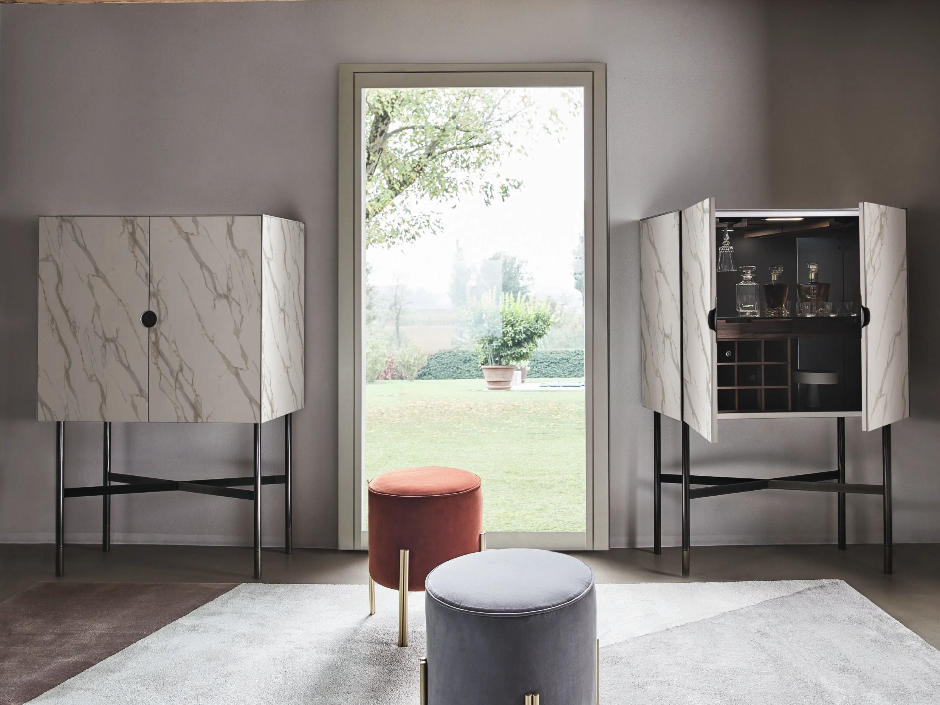 Мобильный бар в SuperMarmo Bontempi Casa Madison ARCH-00063870