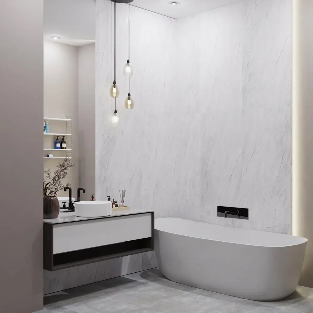 Глазурованный керамогранит Аксима Валетта 60x120 см 1.44 м² матовый цвет светло-серый AXIMA VALLETTA STLM-2113781 - Вид №5