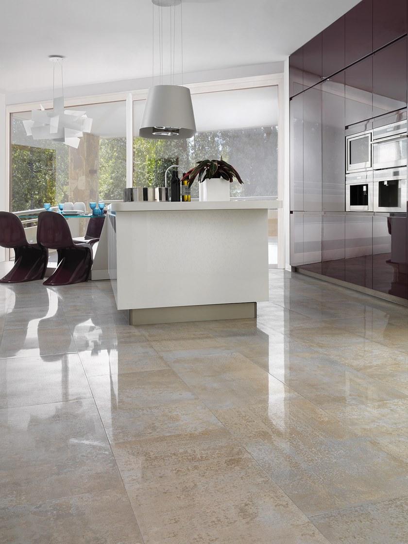 Porcelanosa Стены / напольная плитка из керамогранита под металл Ston-ker® sun-id-1501514 - Вид №7