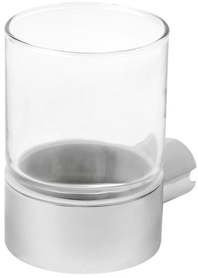 Mat Inter Настенный держатель для зубных щеток из нержавеющей стали и стекла Bilbao Ac05.09990 - Вид №1