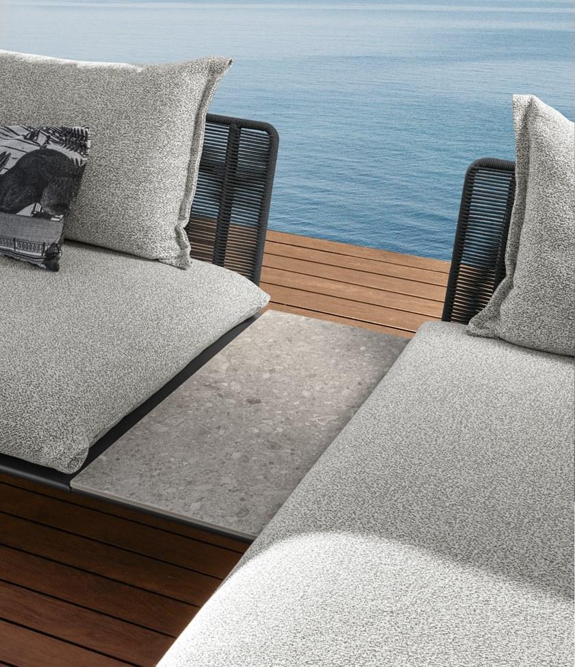 Talenti Садовый диван из ткани с шезлонгом Cruise alu sun-id-1512485 - Вид №2